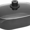 Woll Gussbräter Nowo Titanium Mit Sicherheitsglasdeckel, Induktionsgeeignet 5
