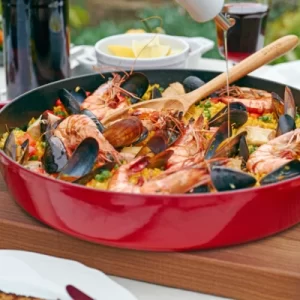 Staub Grillpfanne Rund Mit Seitengriffen In Kirschrot 26 Cm 6