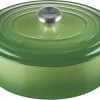 Le Creuset Bräter SIGNATURE Oval In Bamboo Green 35 Cm / 8,9 L 11
