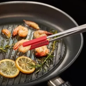 Triangle Grillpinzette 35cm Mit Silikonspitzen 15
