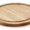Continenta Steakteller Rund Aus Gummibaumholz, 30 Cm Ø 30 Cm/1,8 Cm 10
