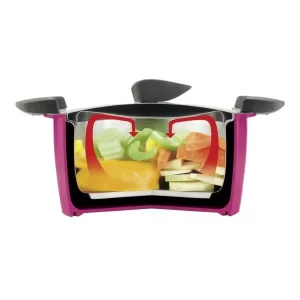 Kuhn Rikon Hotpan Servierkochtopf In Fuchsia 14 Cm / 1 L 8