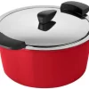 Kuhn Rikon Hotpan Servierkochtopf In Rot 22 Cm / 3 L 25
