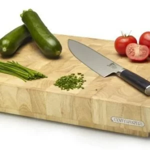 Continenta Hackblock Aus Gummibaum Stirnholz 40 X 30 X 7,3 Cm 12
