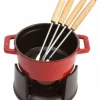 Staub Schoko Fondueset Aus Gusseisen In Kirschrot 11