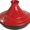Staub Tajine Aus Gusseisen In Schwarz-kirschrot 28 Cm / 20 Cm 5