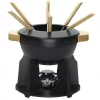 Le Creuset Fondue Set Aus Gusseisen In Schwarz 13