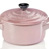 Le Creuset Mini Cocotte In Chiffon Pink Metallic 25