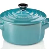 Le Creuset Mini Cocotte In Karibik Metallic 5