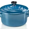 Le Creuset Mini Cocotte In Marseille Metallic 11