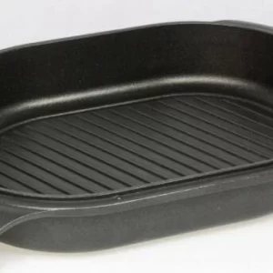 AMT Gastroguss AMT Bräter 32 X 22 X 11 Cm Aus Aluguss Mit Ausgießer Bräterdeckel 6