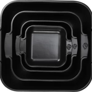 Appolia Auflaufform Quadratisch In Satin-schwarz 21 Cm / 1,1 Liter 25