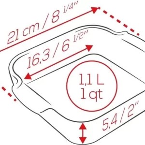 Appolia Auflaufform Quadratisch In Senfgelb 21 Cm / 1,1 Liter 23