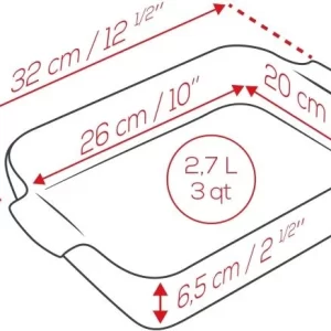 Appolia Auflaufform Rechteckig In Senfgelb 40 Cm / 5,2 Liter 32