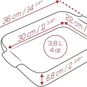 Appolia Auflaufform Rechteckig In Senfgelb 32 Cm / 2,7 Liter 34