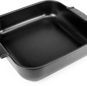 Appolia Auflaufform Quadratisch In Satin-schwarz 21 Cm / 1,1 Liter 21