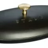 Staub Fischplatte Mit Deckel Aus Gusseisen 17