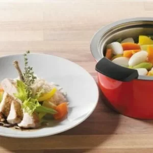 Kuhn Rikon Hotpan Servierkochtopf In Rot 22 Cm / 3 L 21