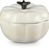 Le Creuset Kürbisförmchen Mit Deckel In Meringue 5