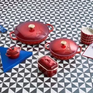 Le Creuset Gourmet-Profitopf Eiffelturm In Kirschrot 30 Cm 16