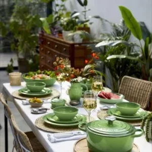 Le Creuset Familientopf La Marmite SIGNATURE In Bamboo Green 24 Cm / 3,1 Liter 12