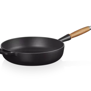 Le Creuset Sautépfanne Signature Aus Gusseisen Mit Holzgriff In Schwarz 7