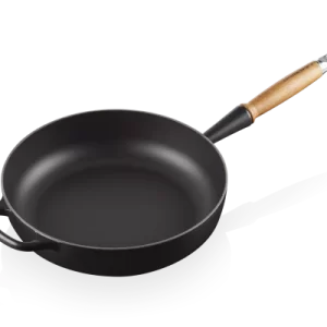 Le Creuset Sautépfanne Signature Aus Gusseisen Mit Holzgriff In Schwarz 9