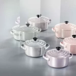 Le Creuset Mini Cocotte In Palm Metallic 12