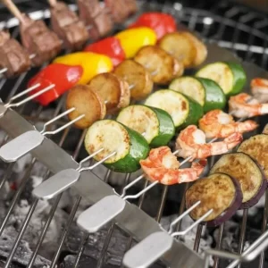 Rösle Halter Mit Grillspießen 9
