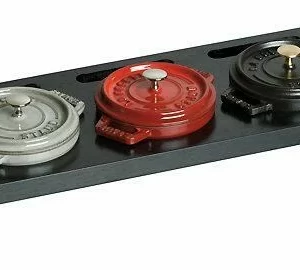 Staub Servierbrett Für 3 Mini Cocottes In Schwarz 9