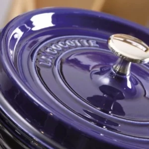 Staub Cocotte Rund Aus Gusseisen In Dunkelblau 10, 8 Cm/ 5 Cm/ 0,25 Liter 14