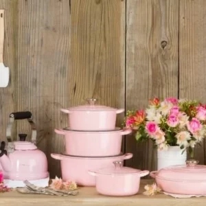 Le Creuset Gourmet-Profitopf Signature In Shell Pink 11