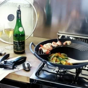 Le Creuset Wok Aus Gusseisen Mit Glasdeckel In Kirschrot, 36 Cm 7