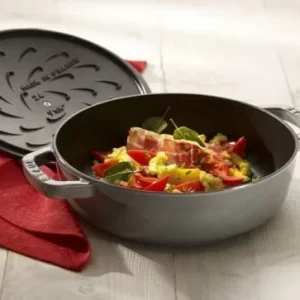 Staub Bräter Mit Chistera Drop-Structure In Kirschrot 28 Cm/ 3,7 L/ 12,5 Cm/ 5,8 Kg 8